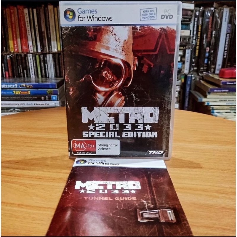 DVD GAME PC ORI Metro 2033 Special Edition