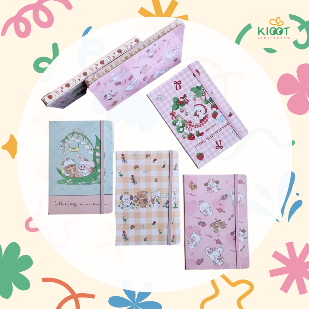 

Kioot - Agenda Tali A5 Notebook / Buku Diary Catatan / Jurnal Tali Warna Aesthetic Minimalis 88825-35