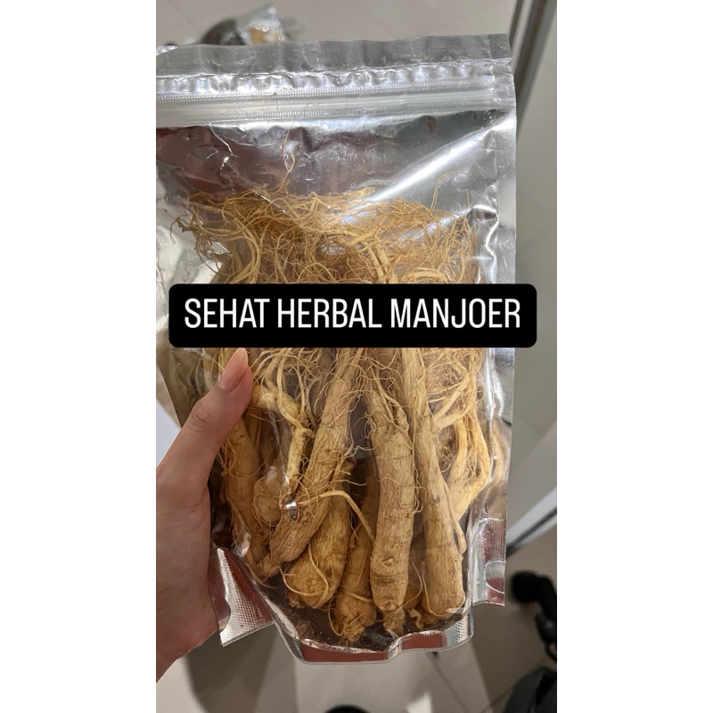 

GINSENG UTUH bagus / Yang Shen / Ginseng Utuh 100gr - 200gr
