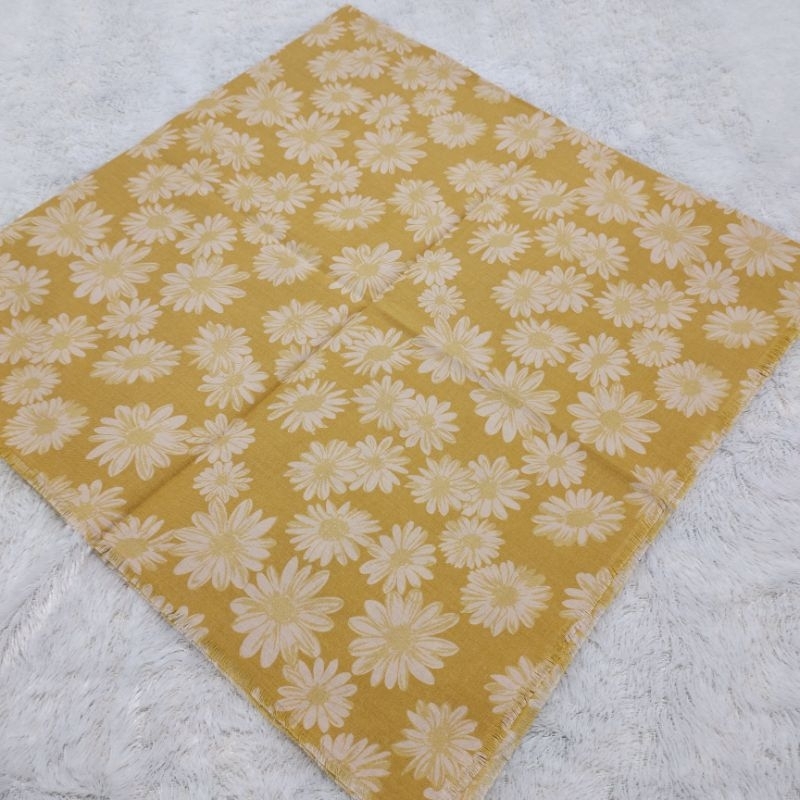Sunflower scarves / hijab / voal / hijab voal / hijab motif bunga matahari / motif sunflower /hijab 