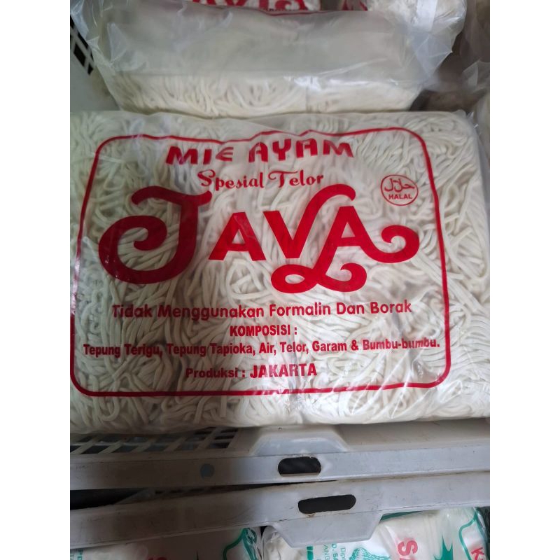 

MIE TELOR/MIE AYAM/MIE KERITING JAVA 50gr/1KG