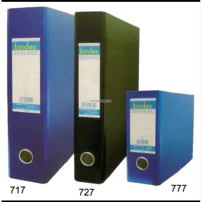 

Bindex Ordner Folio 717 / Kwitansi 777 Biru, Hitam - Pc.