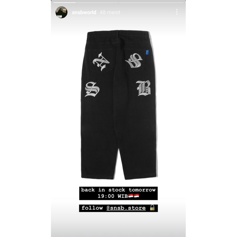 DRIPPER | PANTS | SORRYNOTSORRY.B | SNSB