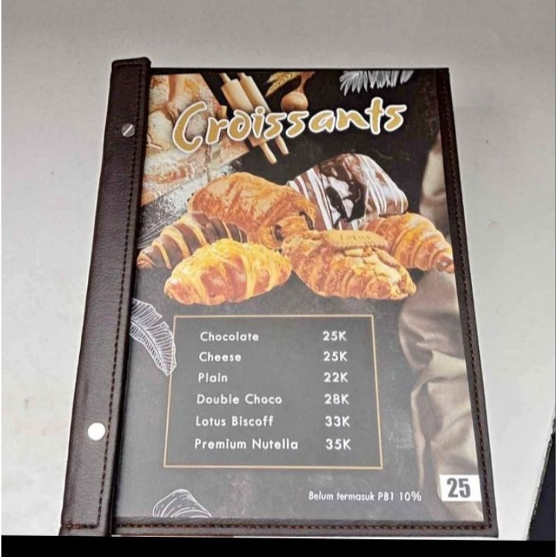 

buku menu satu muka a4
