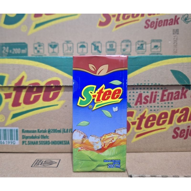 

S-Tee Minuman Teh Kotak 200ml 1Pcs