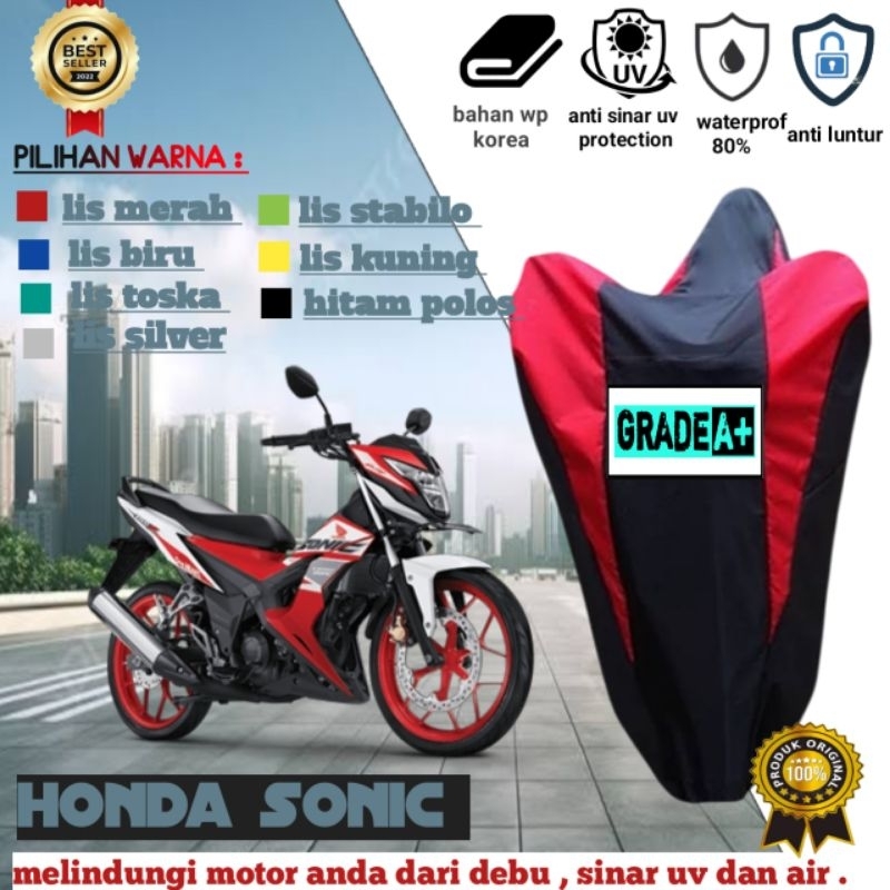 cover/selimut body motor SONIC 150 , SONIC , HONDA SONIC cover motor anti air waterprof