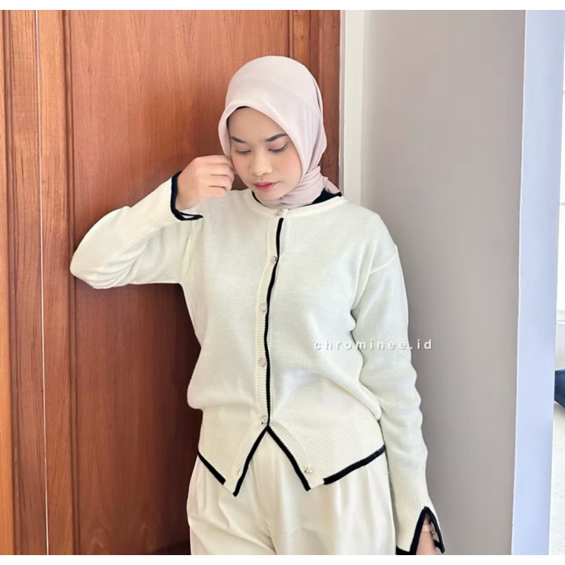Karina Cardigan| Cardigan Lengan Panjang| Cardigan Wanita| Cardigan Polos