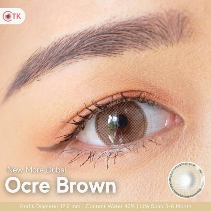[Free case] Softlens new more dubai (Ocre brown) / Dubai ocre brown