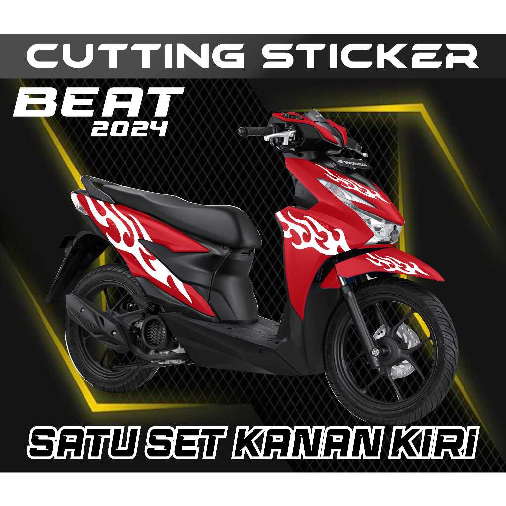 CUTTING STICKER/STRIPING BEAT DELUXE || BEAT DELUXE STRIPING VARIASI