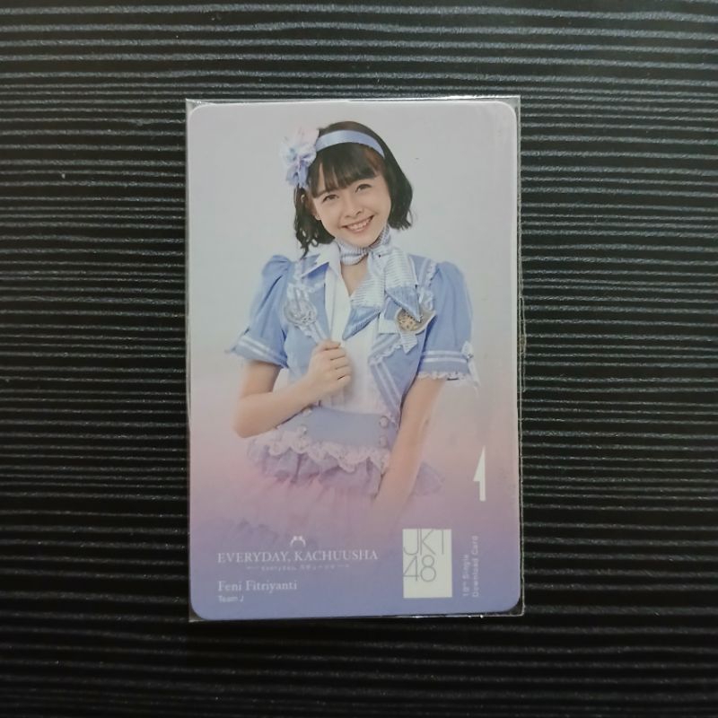 Music Card Photocard JKT48 Feni Everyday Kachuusha