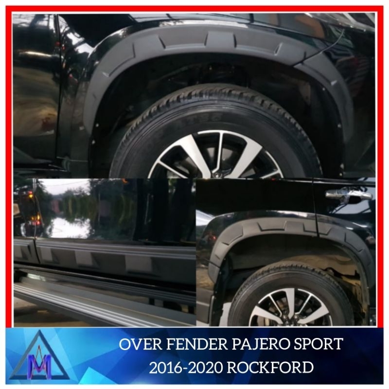 Over Fender Pajero Sport 2016 2017 2018 2019 2020 Model Rockford Fender Trime All New Pajero Sport 2