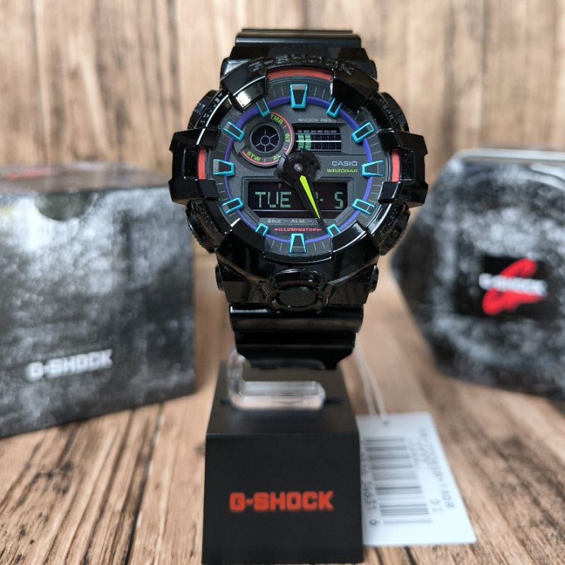 Jam tangan Original Gshock G-Shock GA-700RGB GA700RGB