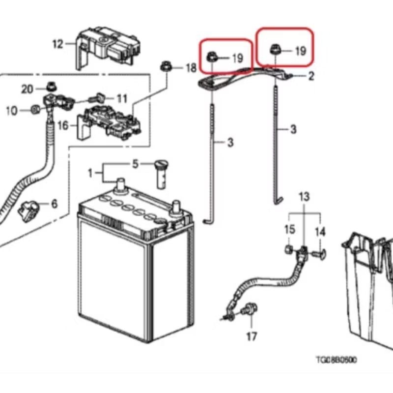 MUR BRACKET AKI HONDA JAZZ BRV BRIO CITY DLL ORIGINAL HONDA AHM
