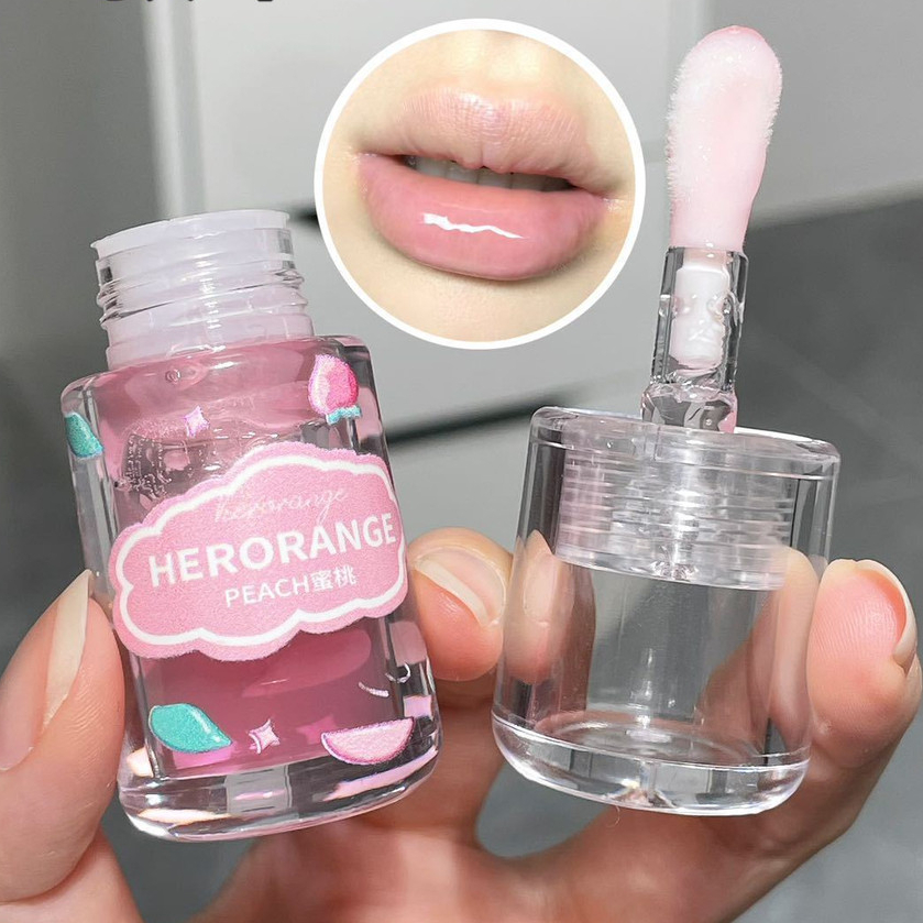 

Suit Fruit Nourishing Moisturizing Lip Gloss Lipstick Base Stacked for Lip Balm Women