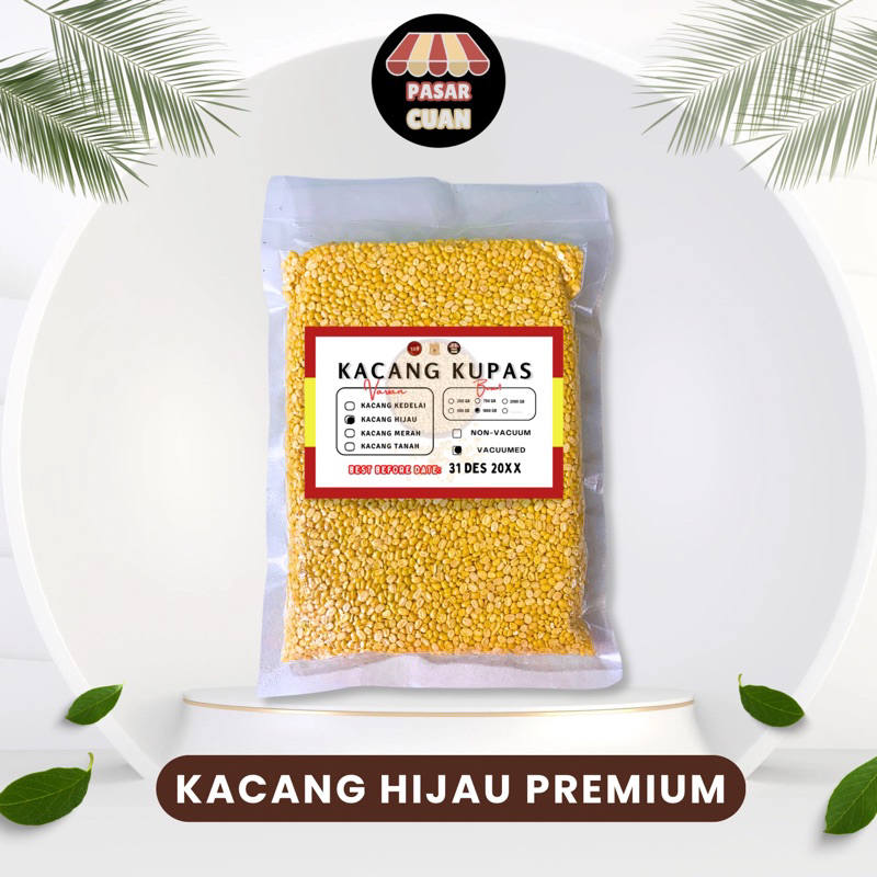 

Kacang Hijau Kupas Vakum Super Premium - Split Mung Bean