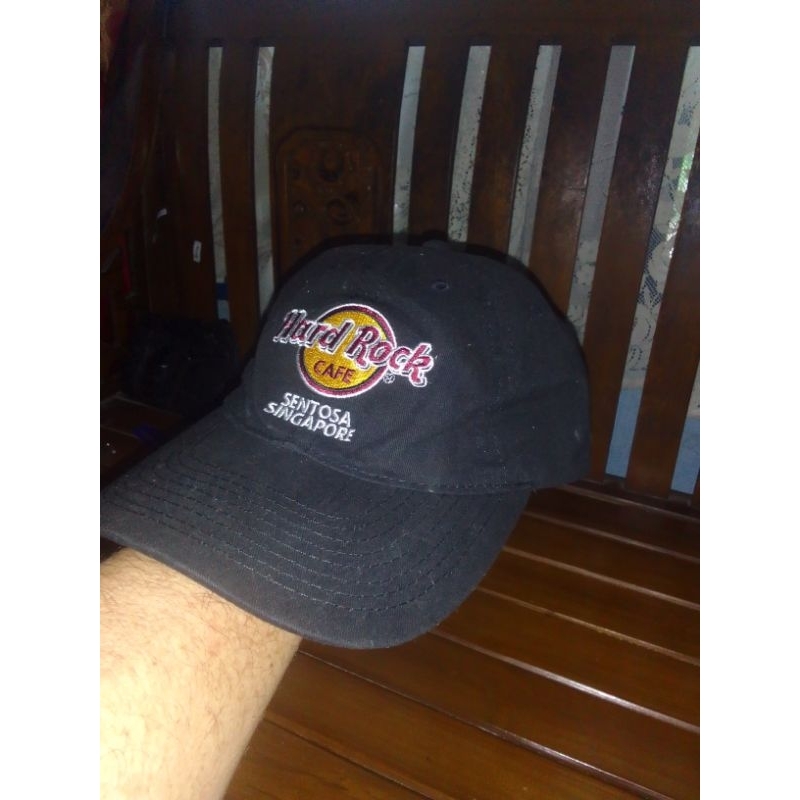 topi hardrock cafe singapore original