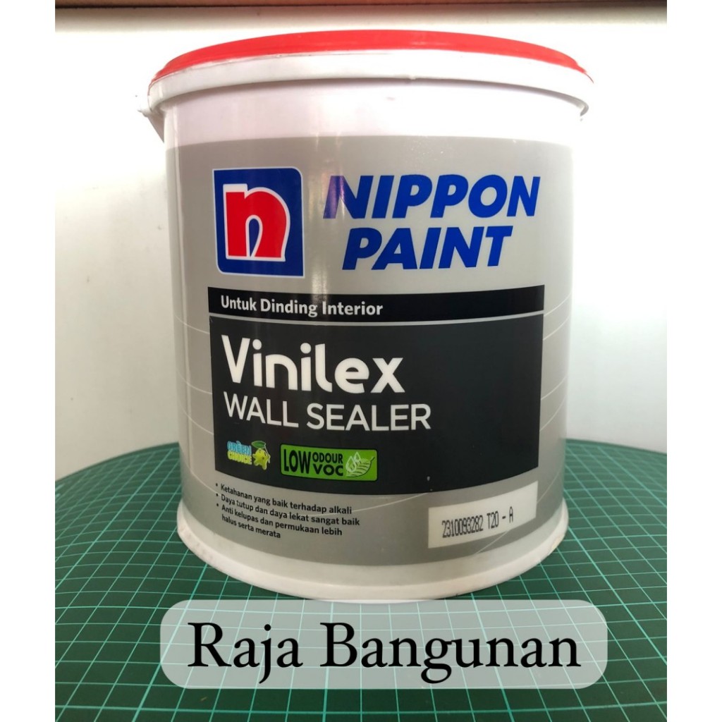Cat Dasar Tembok Interior NIPPON PAINT VINILEX WALL SEALER 4KG - 20KG