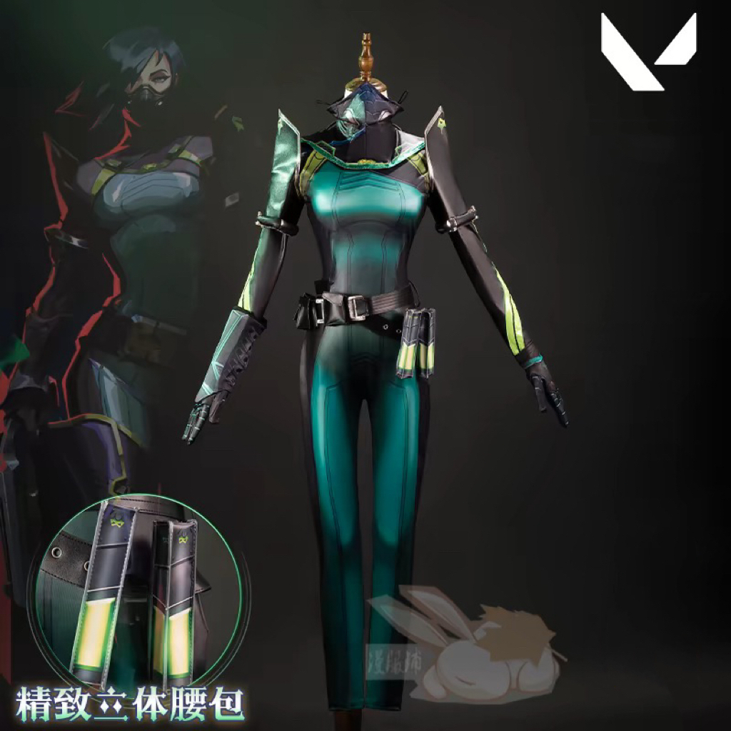 Viper Cosplay Costume for Women Girls Men Adult Anime Outfit Halloween Cos bodysuit D110