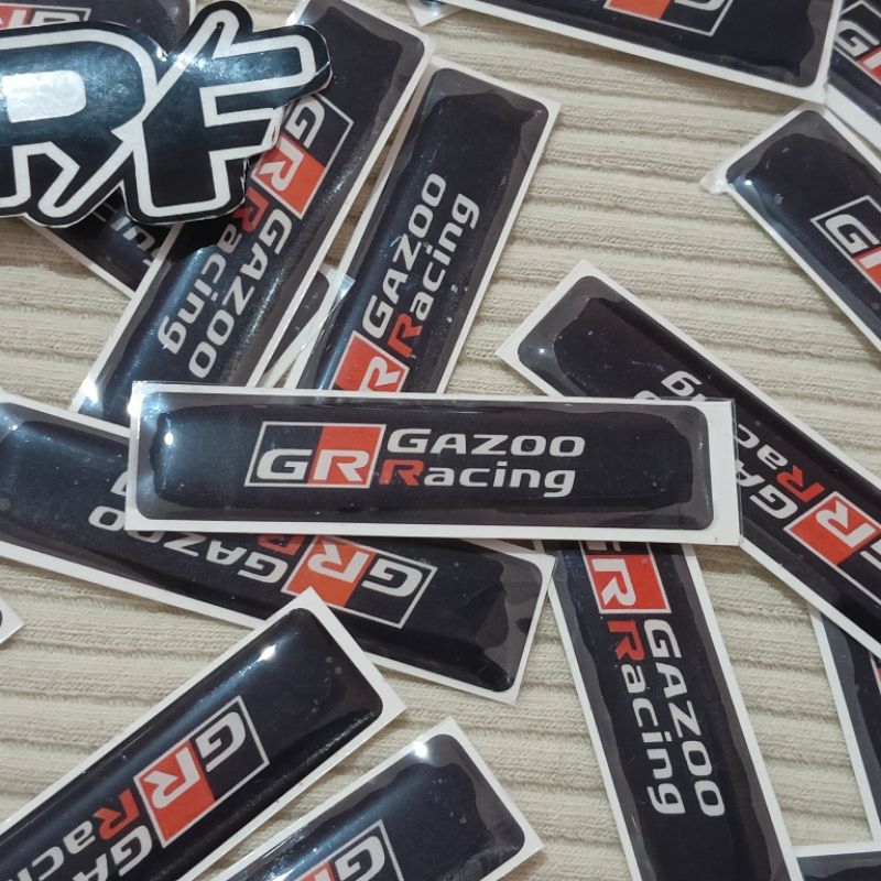 STIKER TIMBUL GR GAZOO RACING EMBLEM