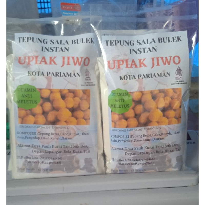 

Tepung Sala Lauak Praktis 1 KG UPIAK JIWO (MOHON BACA DESKRIPSI)