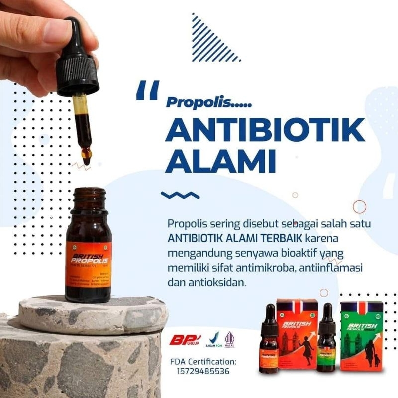 

BRITISH PROPOLIS NETTO 6ml - ANTIBIOTIK ALAMI