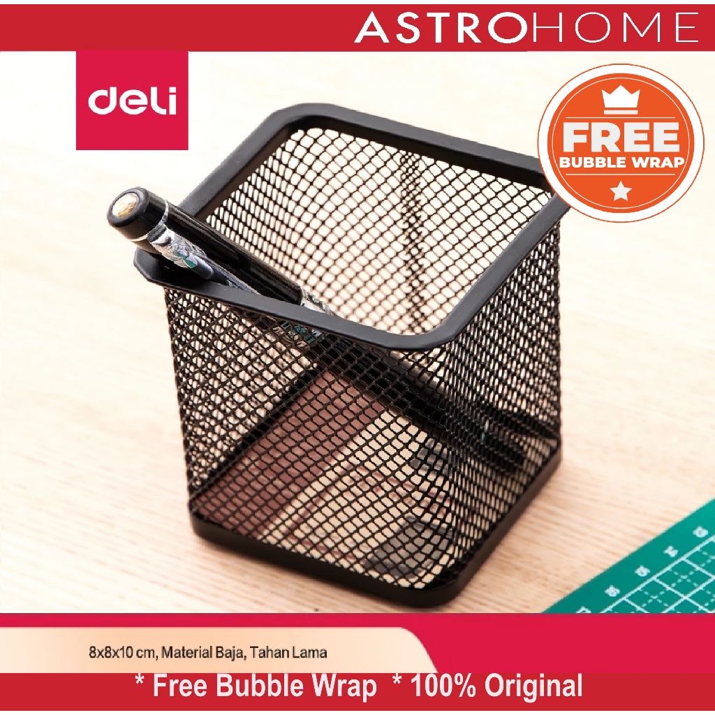 

Tempat Pulpen Alat Tulis Kantor Pen Holder Desk Organizer Deli E9174
