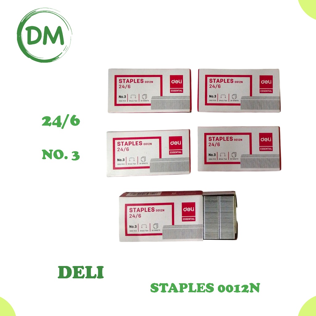 

DELI STAPLES NO. 24/6 ISI STAPLER