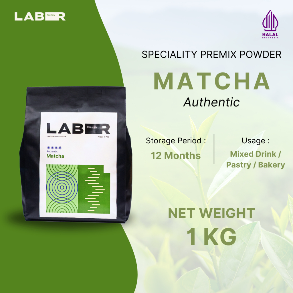 

LABR Bubuk Matcha Authentic 1 kg dan 500 gr - Premix Powder