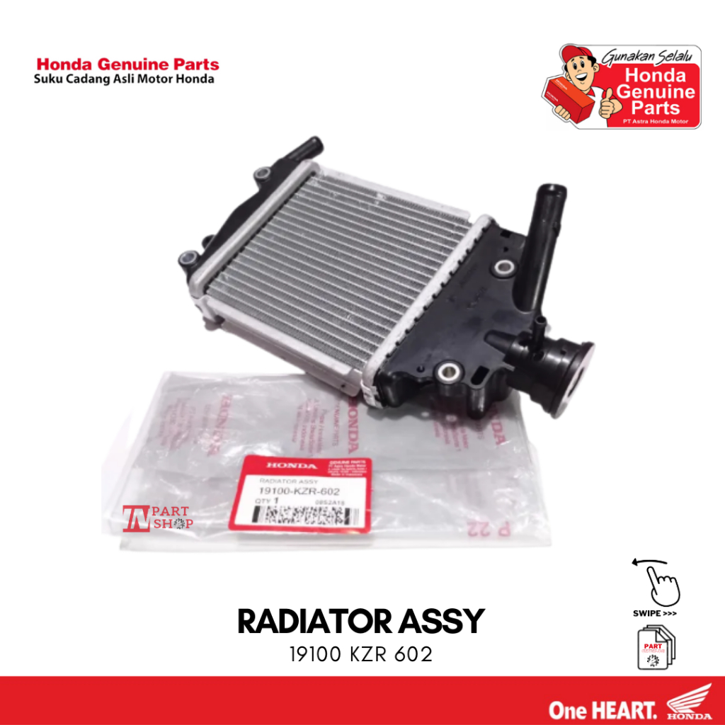 Radiator - Vario 125 Techno / 19100-KZR-602