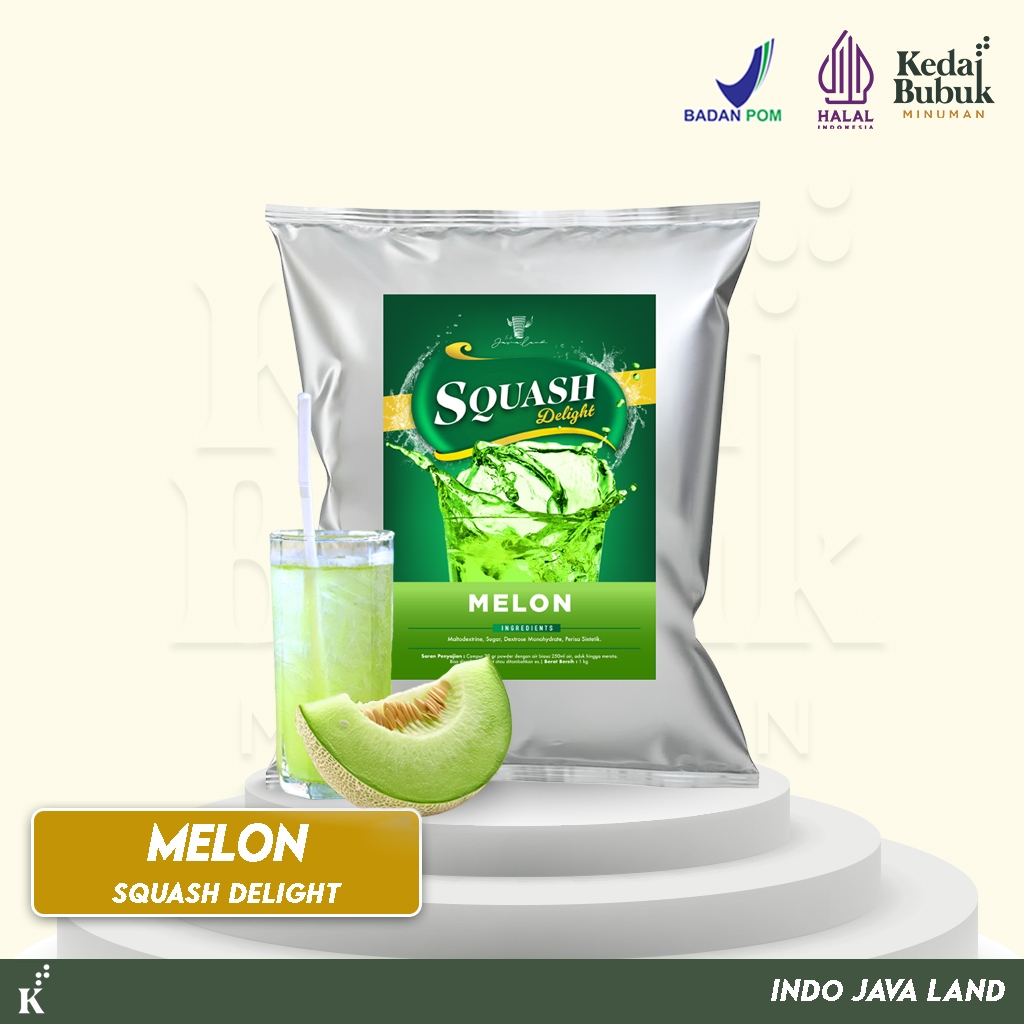 

Javaland Bubuk Minuman Squash Rasa Melon 1Kg | Squash Delight