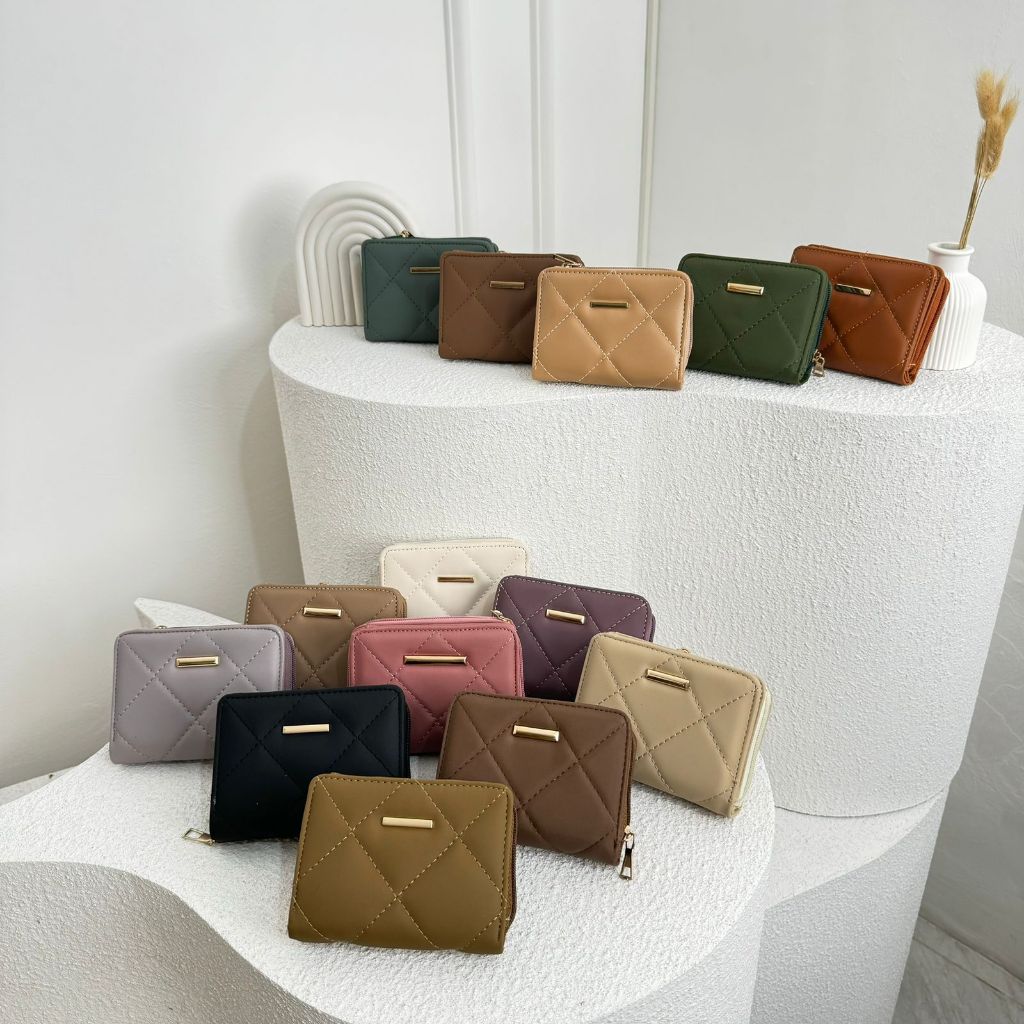 BESTPROMO DOMPET WANITA DINA LIPAT MEWAH BAHAN TEBAL