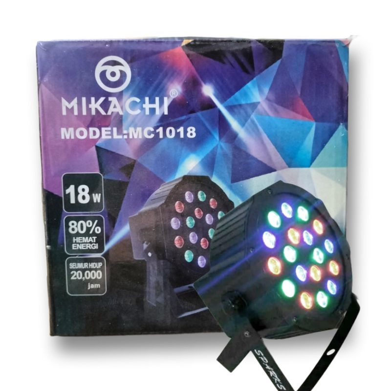 Lampu Disko 18W MIKACHI / Lampu LED Panggung MIKACHI MC1018