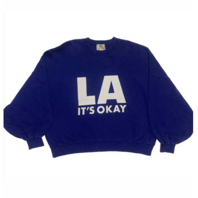 CREWNECK LENGAN BALON OVERSIZE