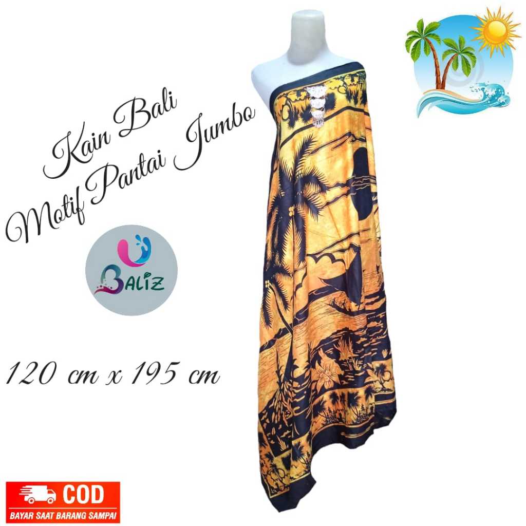 kain pantai motif pemdandangan jumbo - kain pantai export - kain pantai export - sarung pantai - kai
