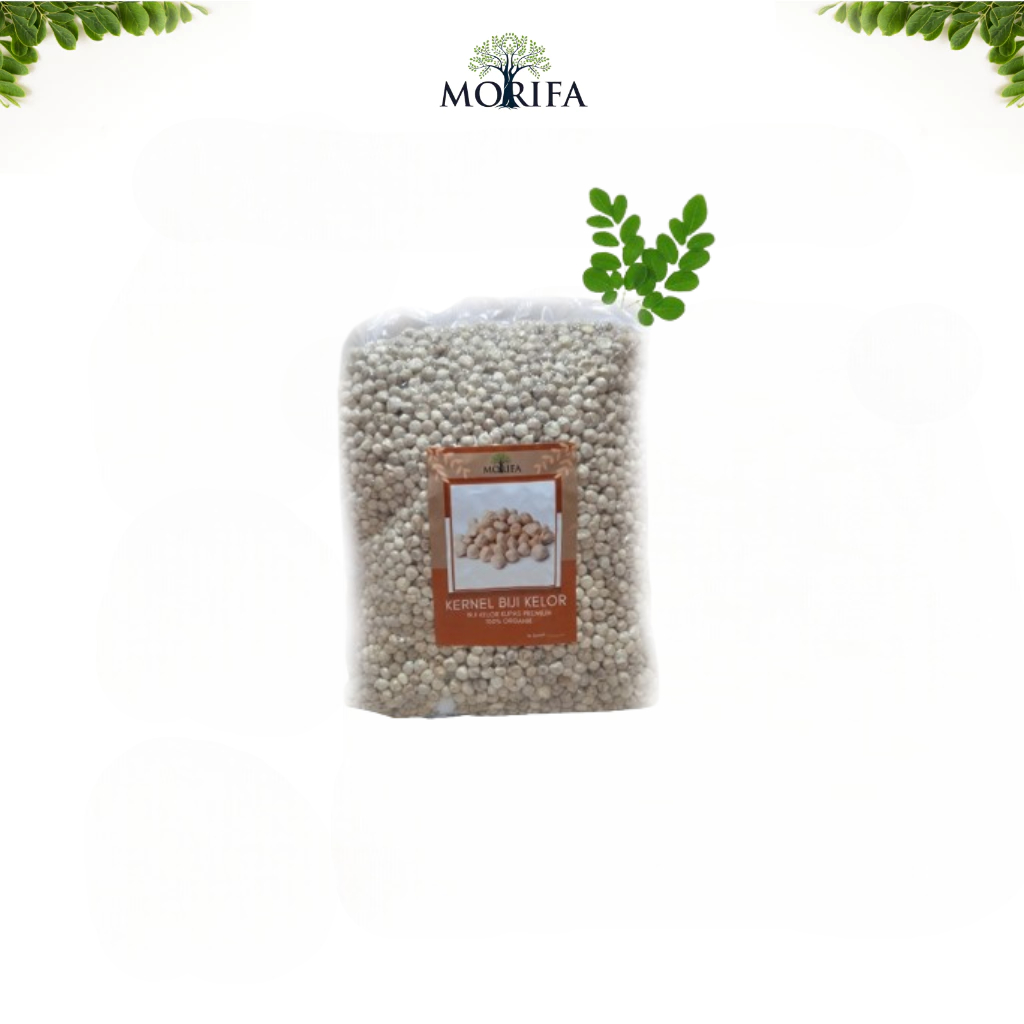 

MORIFA Biji Kelor Kupas 1KG Tanpa Kulit Organik Herbal Kernel Moringa Kemasan Vacum