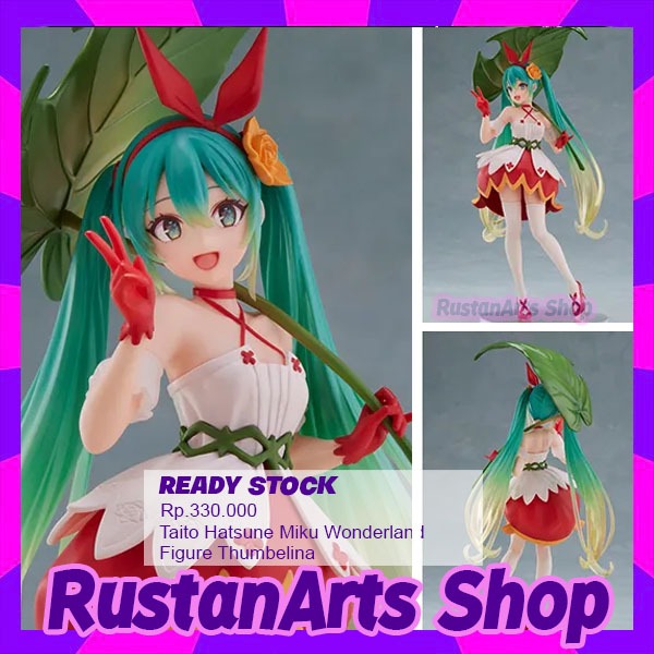Taito Hatsune Miku Wonderland Figure Thumbelina ORI