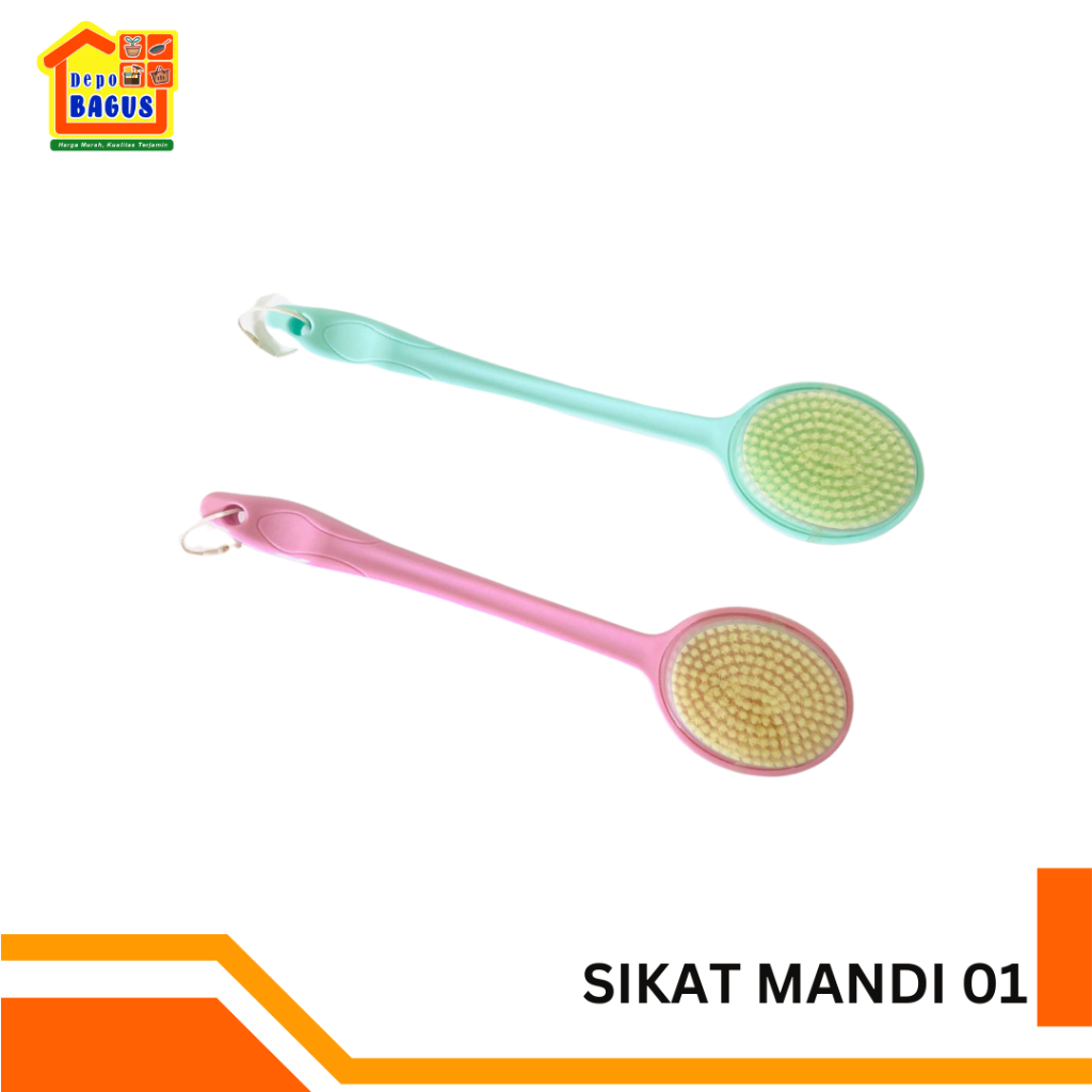 Sikat Mandi Punggung, Sikat Mandi Gosok, Sikat Pembersih Punggung