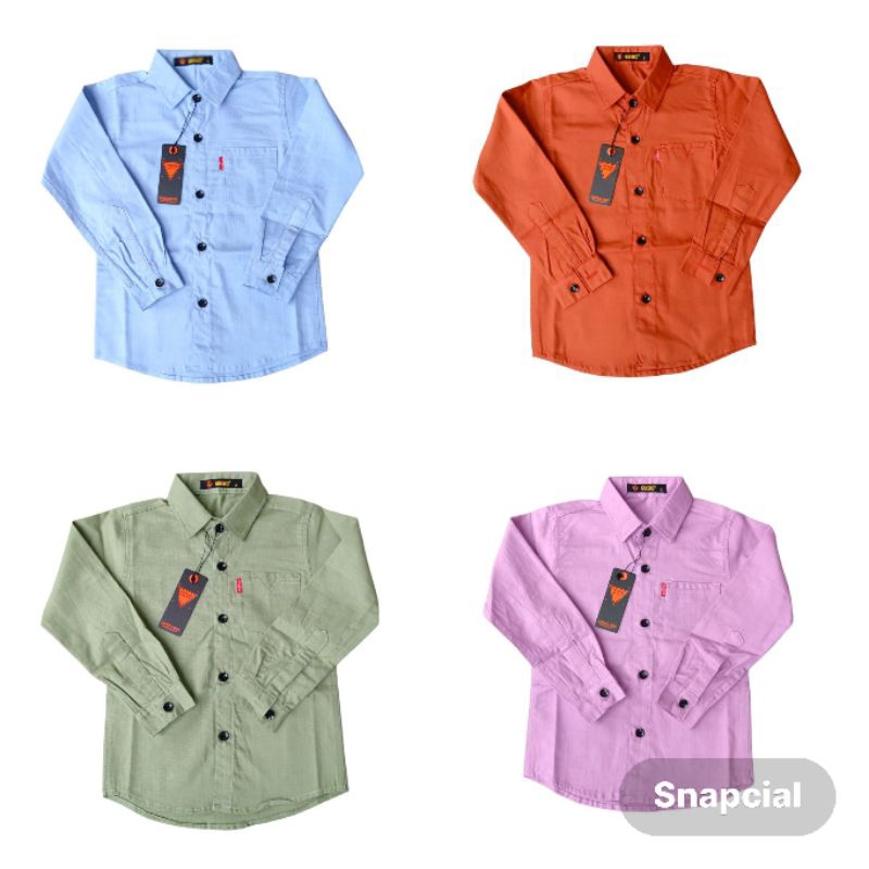 Kemeja anak cowok, kemeja natal anak, kemeja lengan panjang anak, kemeja natal anak cowok