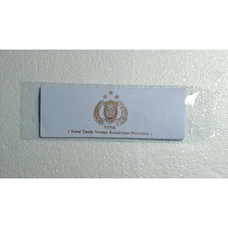 

Promo Sampul plastik STNK Sablon Polos 1 Pack isi 100 Pcs
