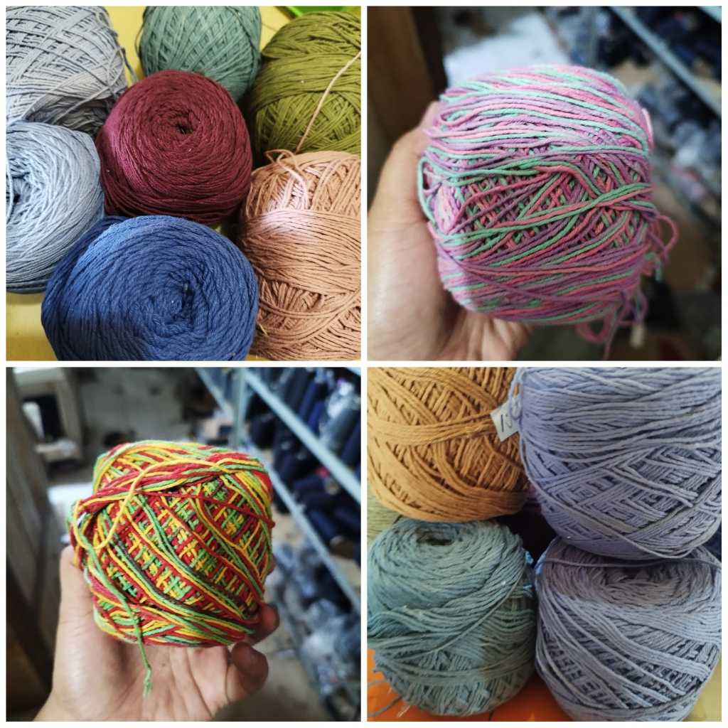 Tali Rajut Katun / Small Ball 100GR 1MM 1PLY Premium Berkwalitas Murah Padat Tidak Berserabut