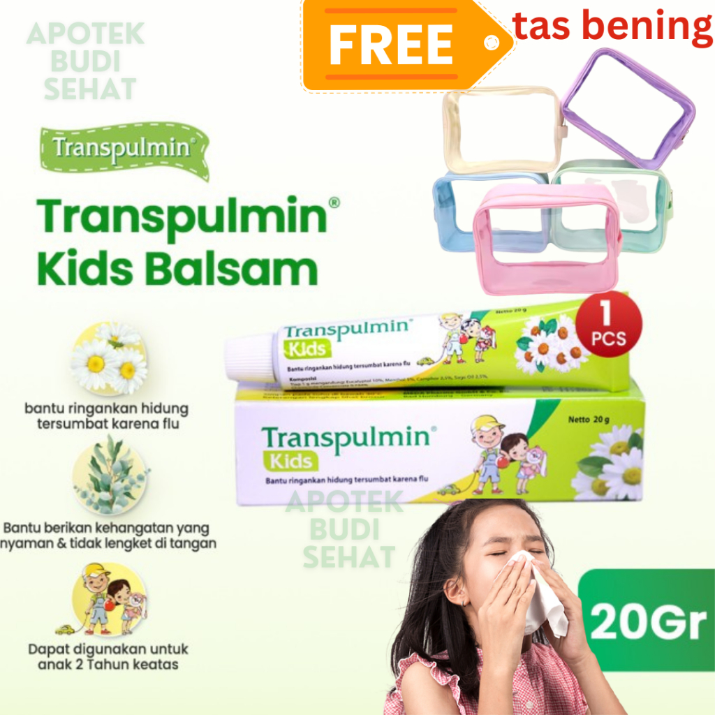 Transpulmin Kids Balsam Obat Gosok Balsem Redakan Flu Anak 20gr Obat Flu Anak Obat Pilek Anak