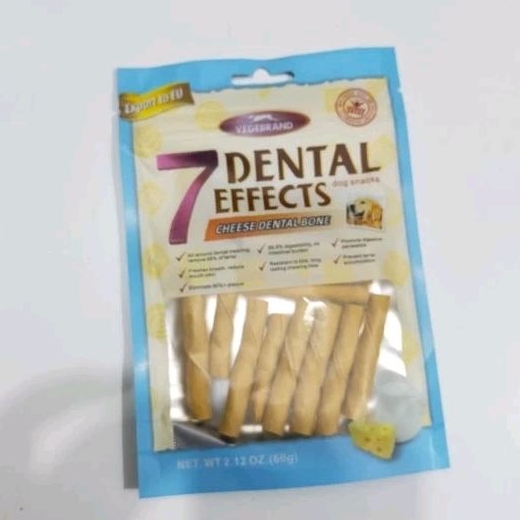 

Vegebrand - 60g Dental Effects Cheese Dental Bone Snack Cemilan Anjing