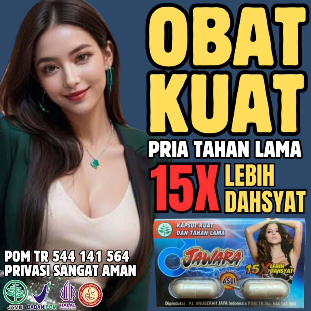Obat Kuat Tahan Lama Kapsul Jawara Penambah Stamina