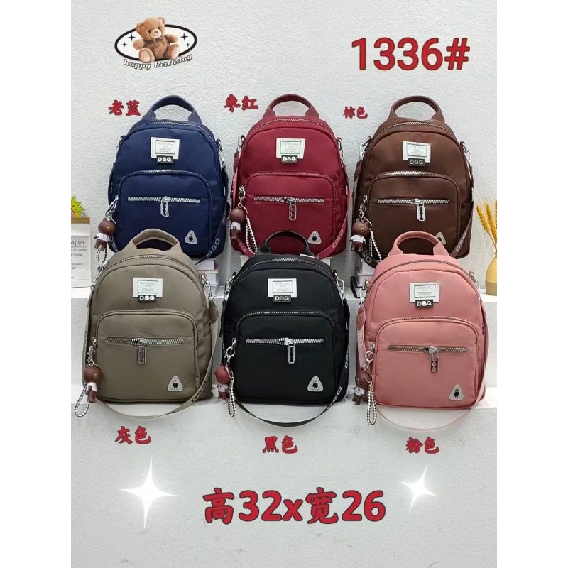 Tas Ransel Besar Wanita Import Kusus Hitam Premium