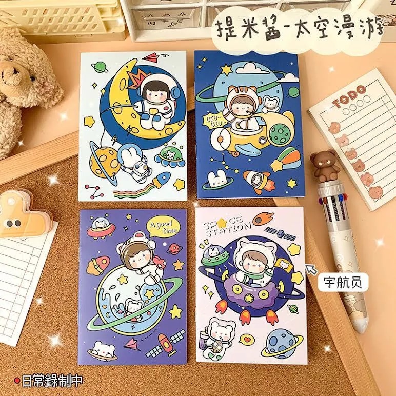 

NOTE BOOK MINI BUKU TULIS CATATAN MINI UKURAN A7 MOTIF GAMBAR KARTUN LUCU