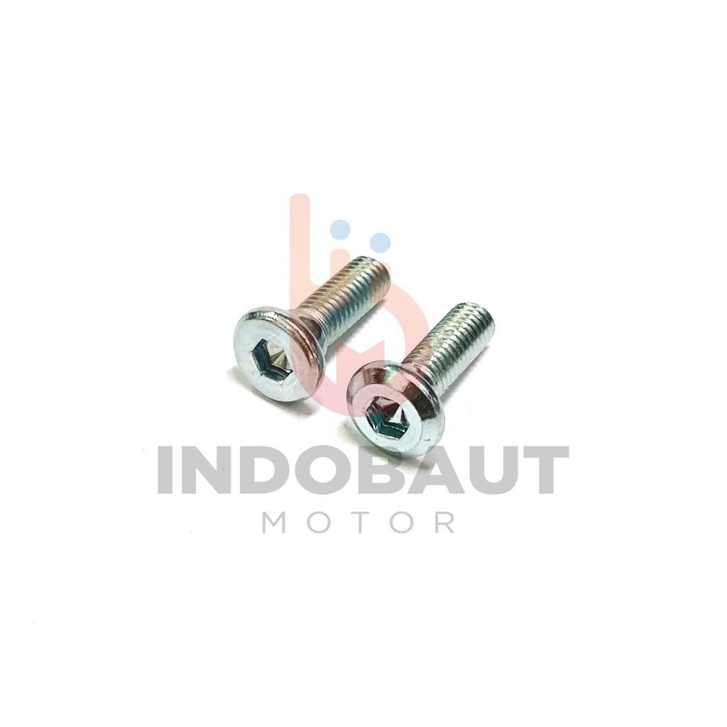 Baut Piringan Disc Cakram 8x25 Baut 12 Honda Yamaha Jupiter Mx Mio Vega Supra Karisma Revo Kunci L6 