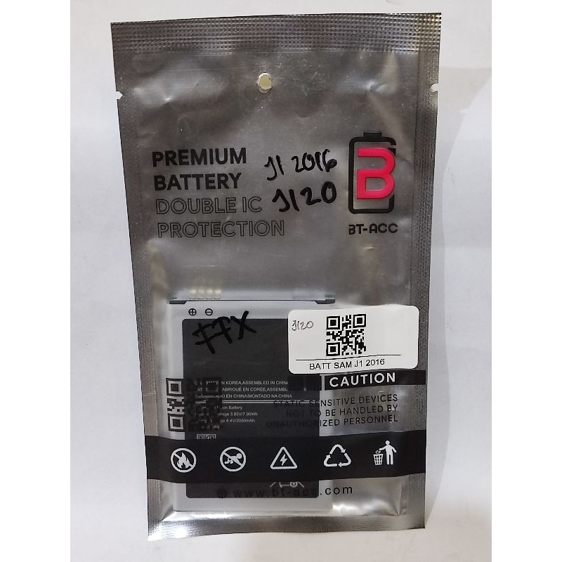 BATERAI SAMSUNG J1 2016/J120 DOUBLE POWER/ DOUBLE IC