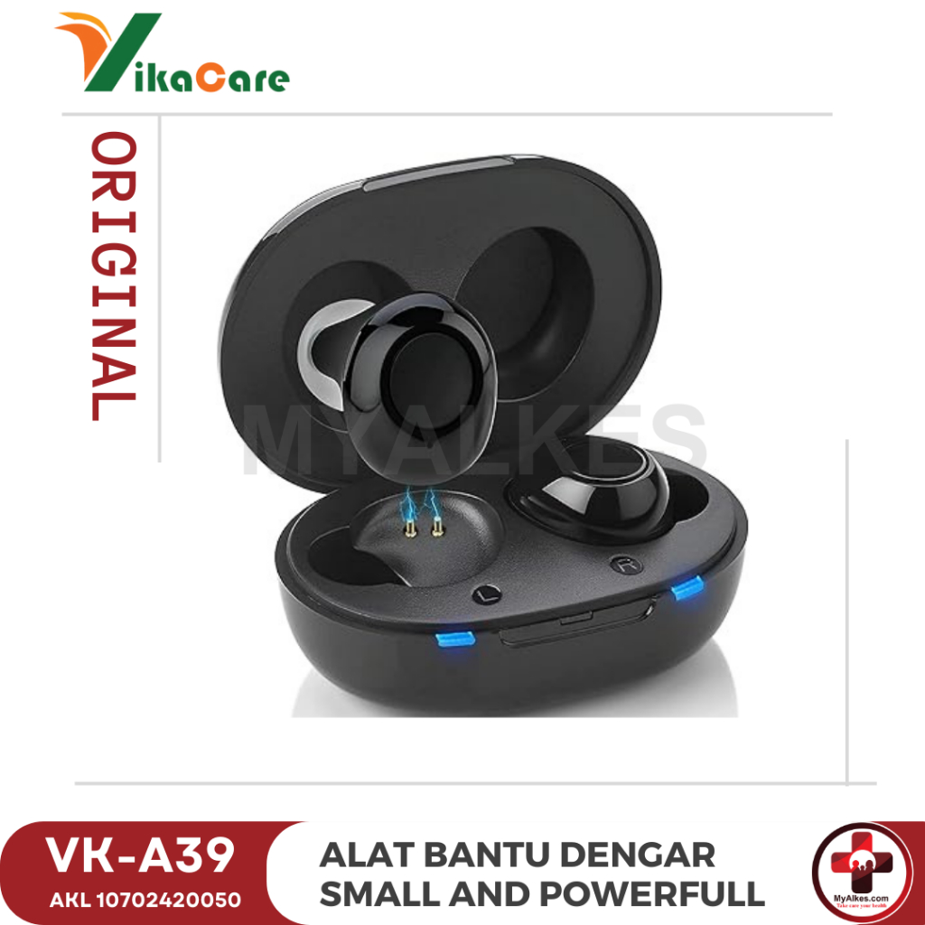 Alat Bantu Dengar Vikacare VK-A39 / Hearing Aid - Alat Bantu Pendengaran - Garansi 1 Tahun
