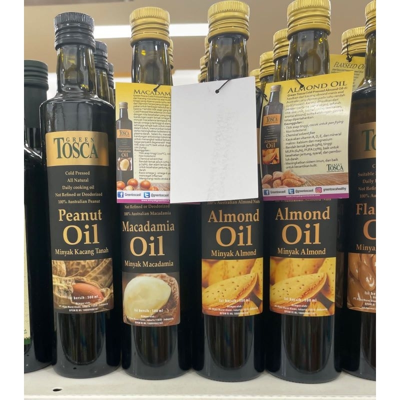 

green tosca peanut/macadamia/almond 500ml