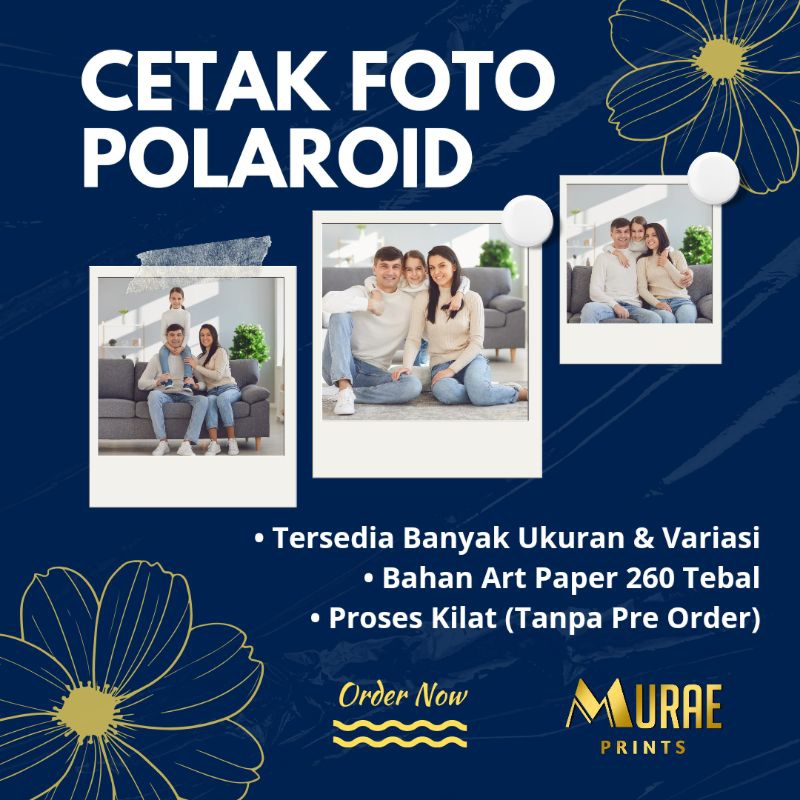 [TERMURAH] CETAK FOTO POLAROID 2R LANGSUNG JADI | POLAROID CETAK FOTO | POLAROID LAMINASI GLOSSY | C